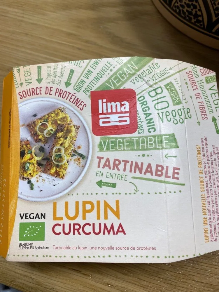 Tarinable lupin curcuma