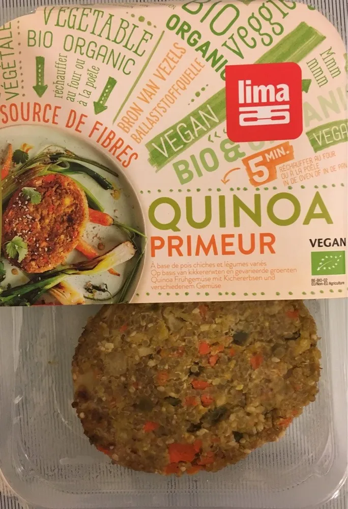 Vegi Grills Quinoa Pois Chiches Primeur 2X90G