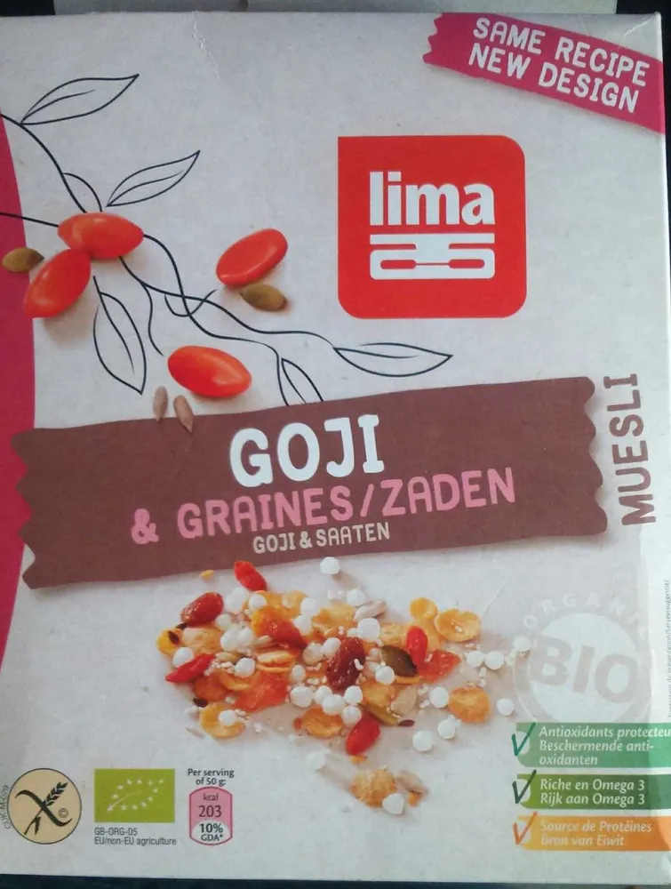 Muesli Goji & graines