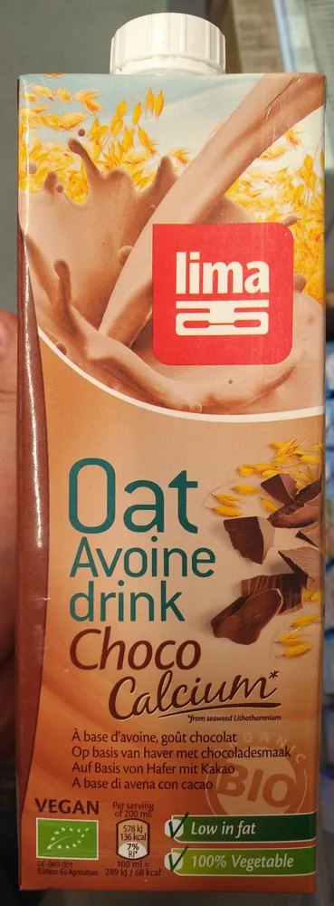 Oat avoine drink choco calcium