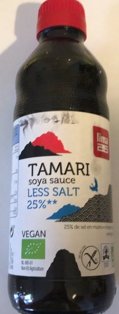 Tamari less salt 25% - Sauce de soja biologique