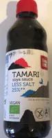 Tamari less salt 25% - Sauce de soja biologique