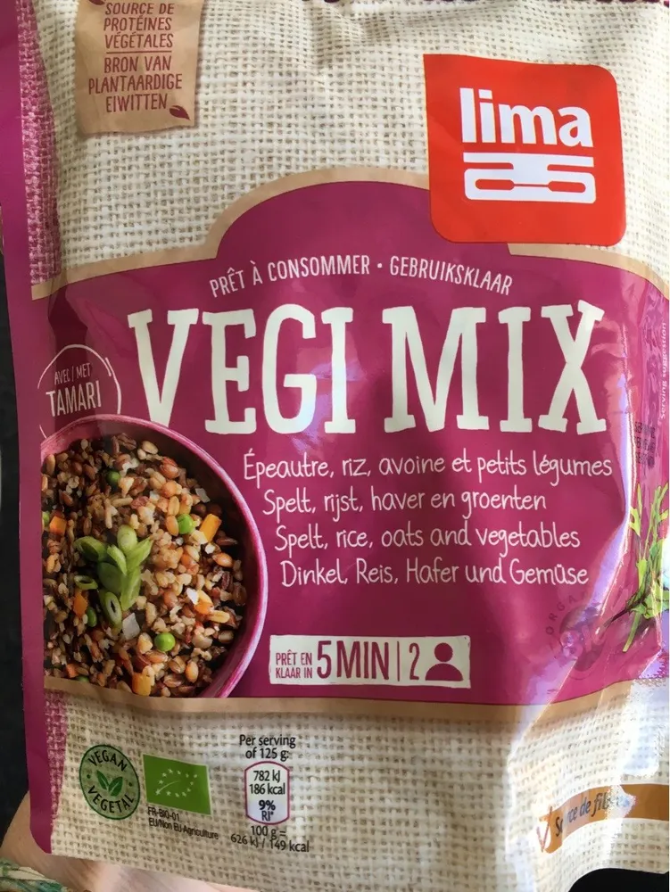 Végémix ép. , Riz, Avoine, Légumes