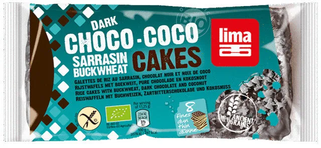 Dark choco coco sarrasin buckwheat cakes imp