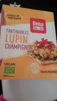 Tartinables lupin champignon