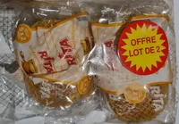 Gaufres fourrées vergeoise