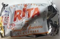 Gauffres fourrées vergeoise