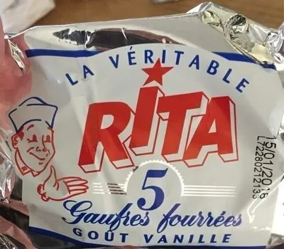 Gaufres Fourrées Vanille