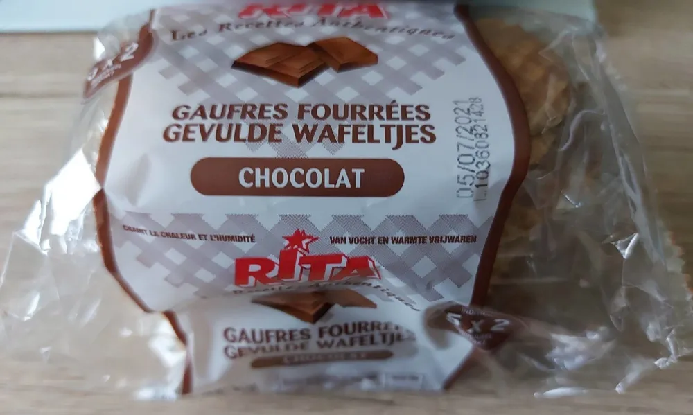 RITA Gaufres fourrées (chocolat)
