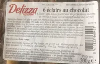 6 éclairs Au Chocolat Delizza Pâtisserie 200 G
