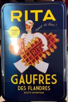 Gaufres des Flandres fourrées goût Vanille