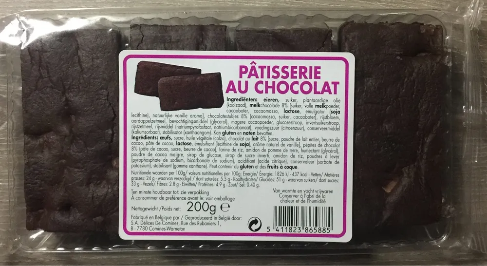 Patisserie au chocolat (Brownie)