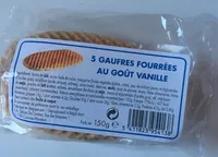 Gaufres fourrées à la vanille