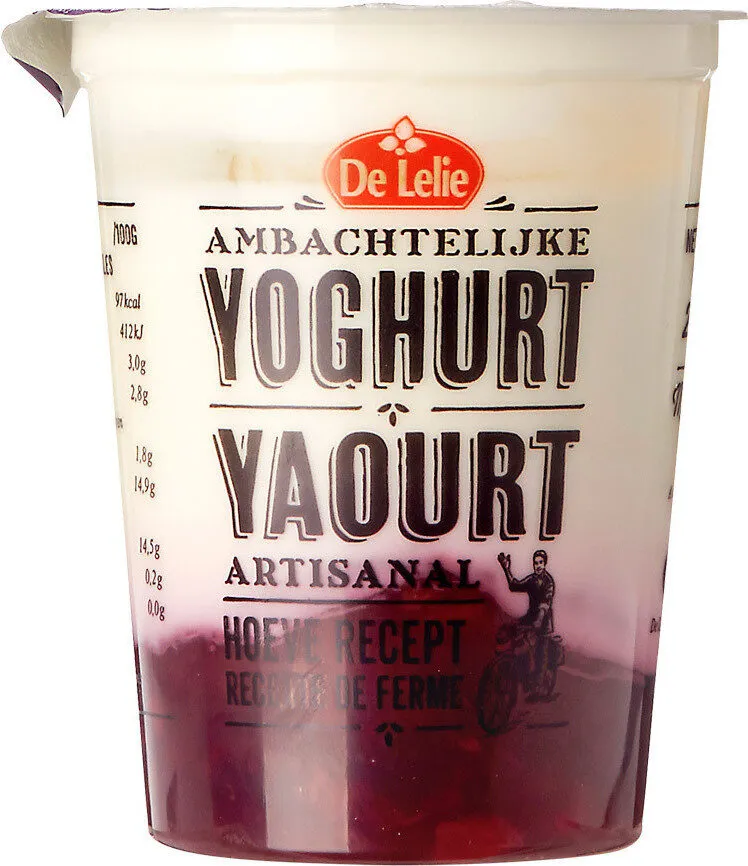 De Lelie Yaourt Cerise Noire