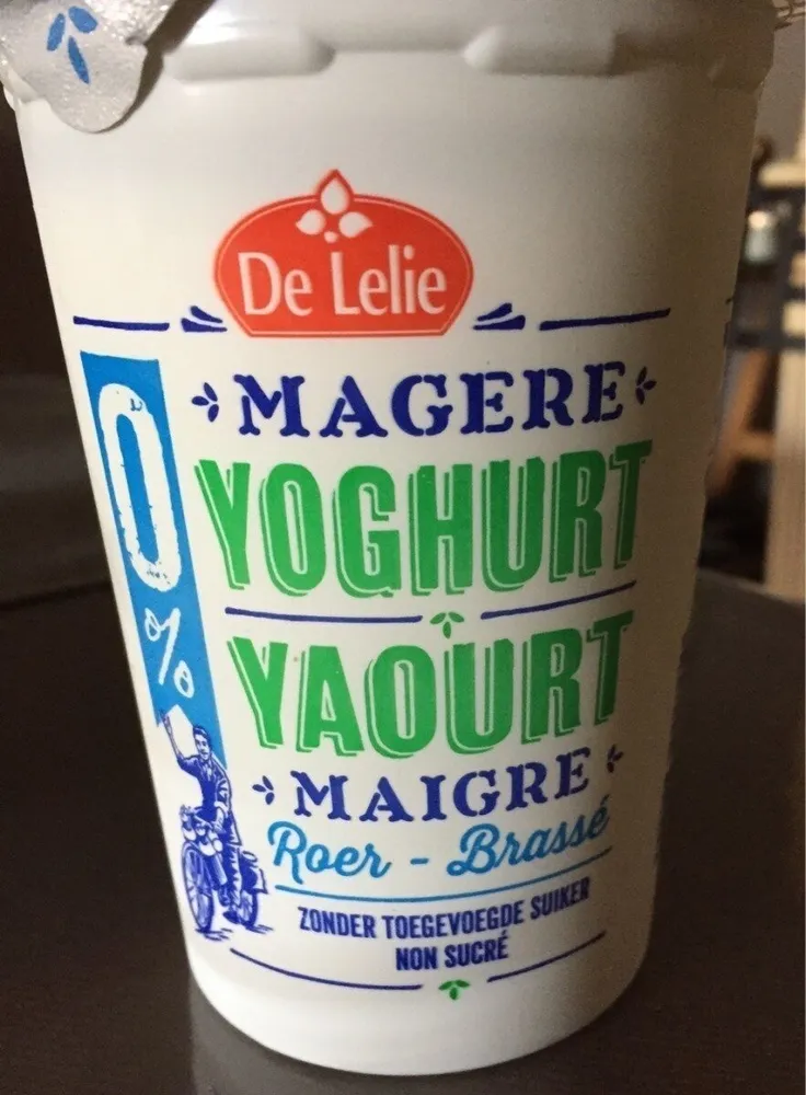 De Lelie magere yoghurt roer - yaourt maigre brassé