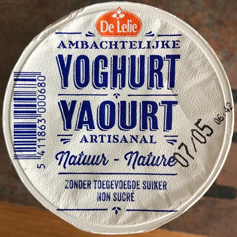 Yaourt artisanal nature non sucré