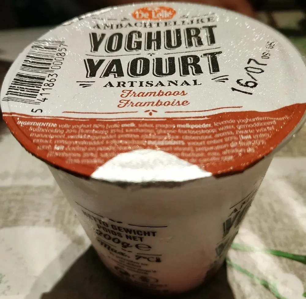 Yaourt Artisanal Framboise