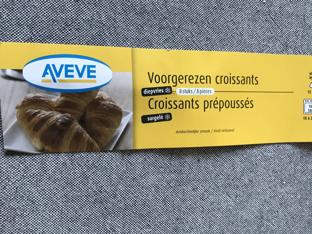 Voorgerezen Croissantjes