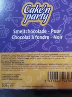 Cake'n party chocolat à fondre noir