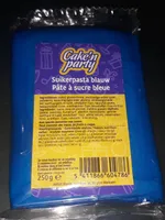 Pâte à sucre bleue
