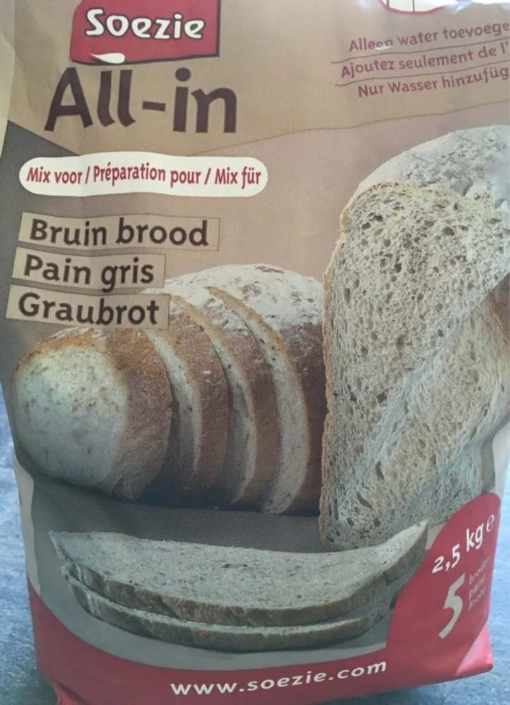 Préparation pour pain gris