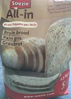 Préparation pour pain gris