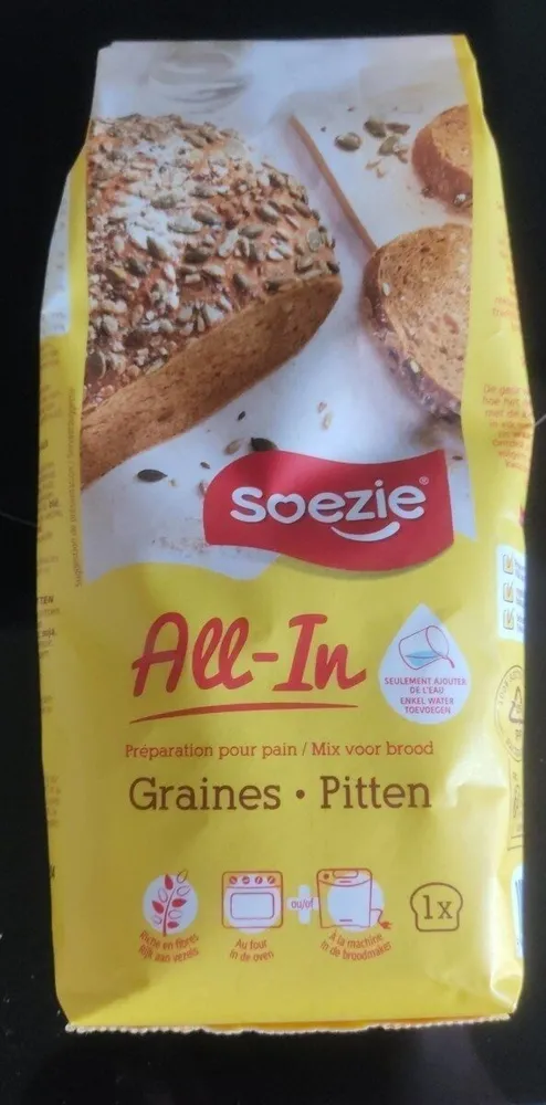 Préparation pour pain aux graines