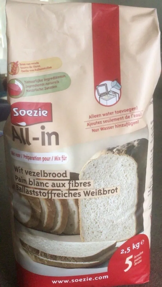Pain blanc aux fibres
