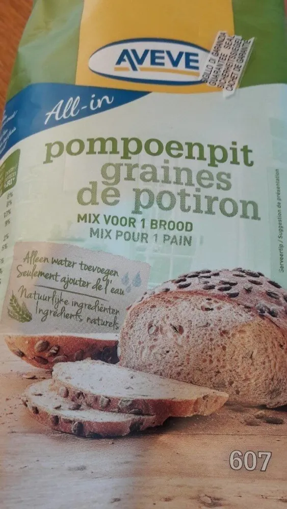Mix pour un pain graines de potiron