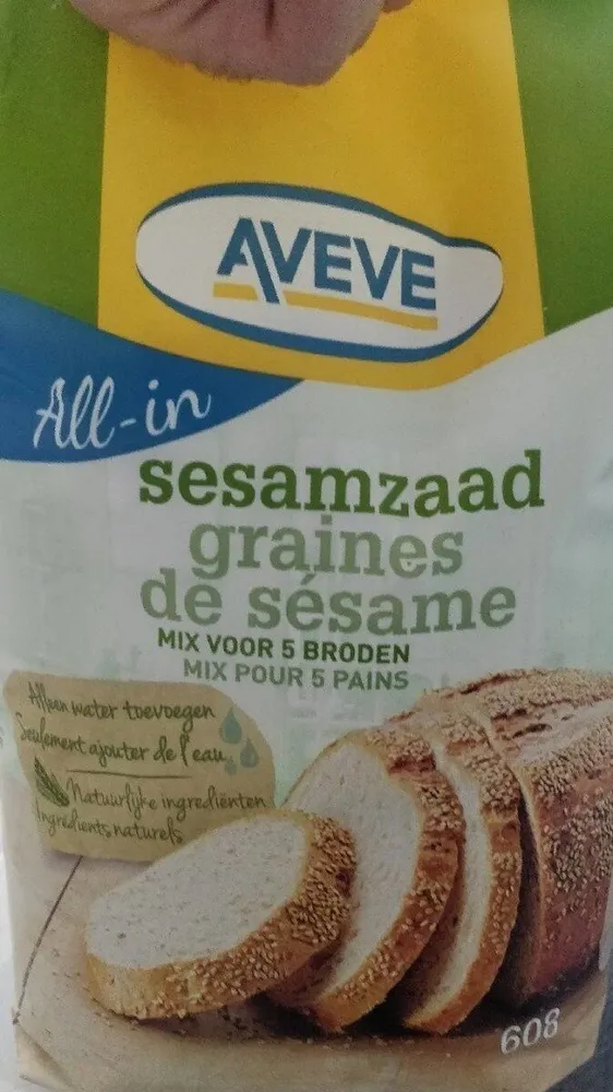Aveve - Farine aux graines de sésame All-in Sesamzaad