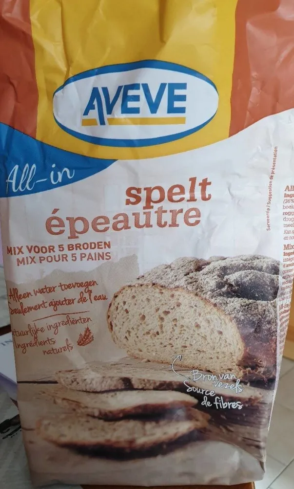 Mix all-in pour pain d'épeautre