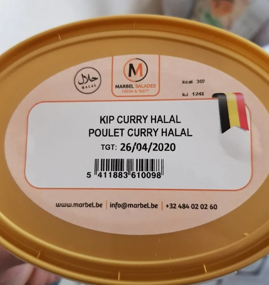 Kip curry halal