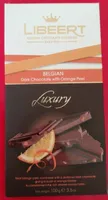 Belgian dark chocolate with orange peel