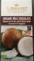 Chocolat au lait bio - noix de coco et yaourt