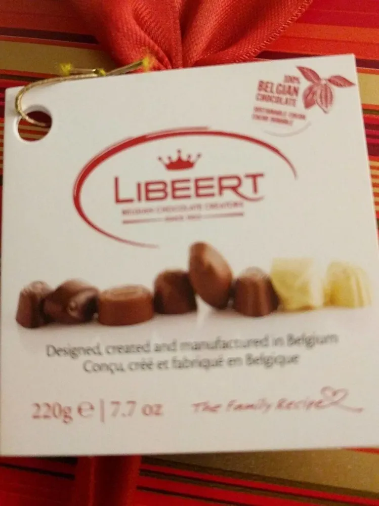 Assortiment de chocolats belges