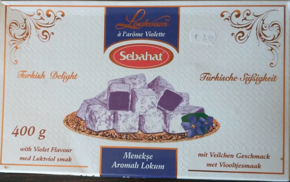 Menekşe Aromalı Lokum