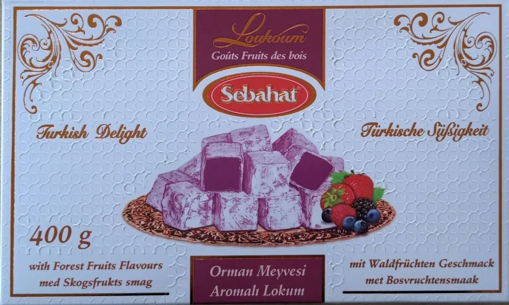 Loukoum Goût Fruits des bois
