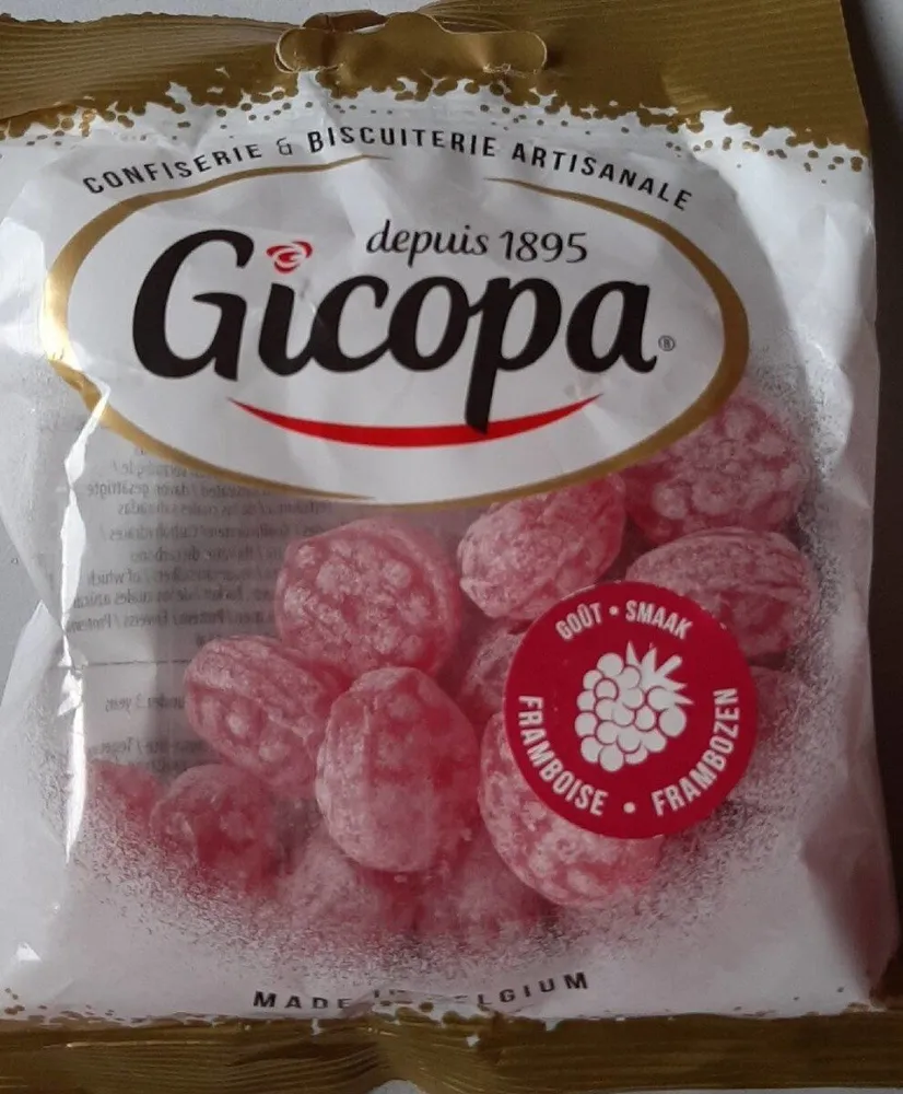 Bonbons goût framboise