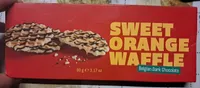 Sweet orange waffle