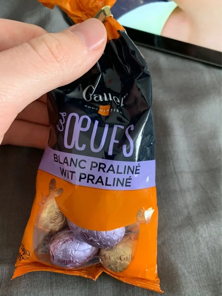 Galler blanc praliné