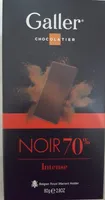 Tablette Galler Noire Intense 70%