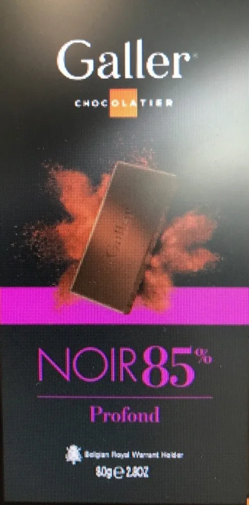 Tablette Galler Noir 85% Profond