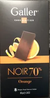 Tablette Galler Noir 70% Orange
