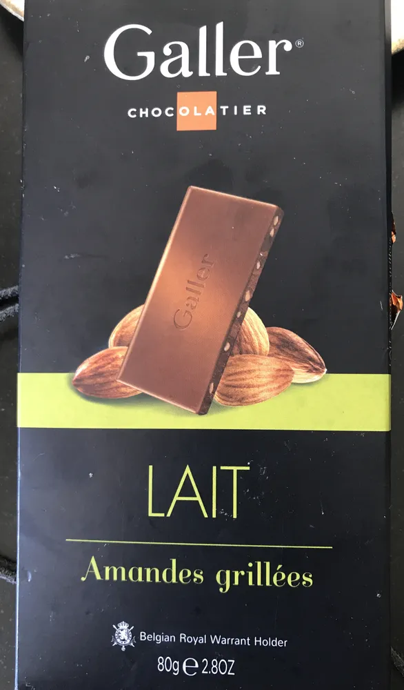 Tablette Lait Amandes grillées
