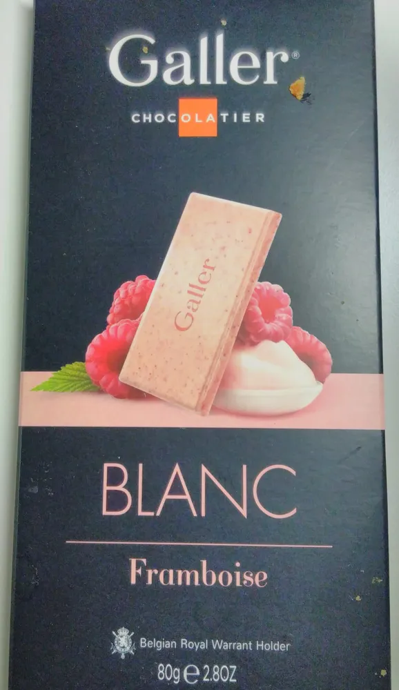 Tablette Blanc Framboise