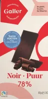 Galler Noir 78% No Sugar