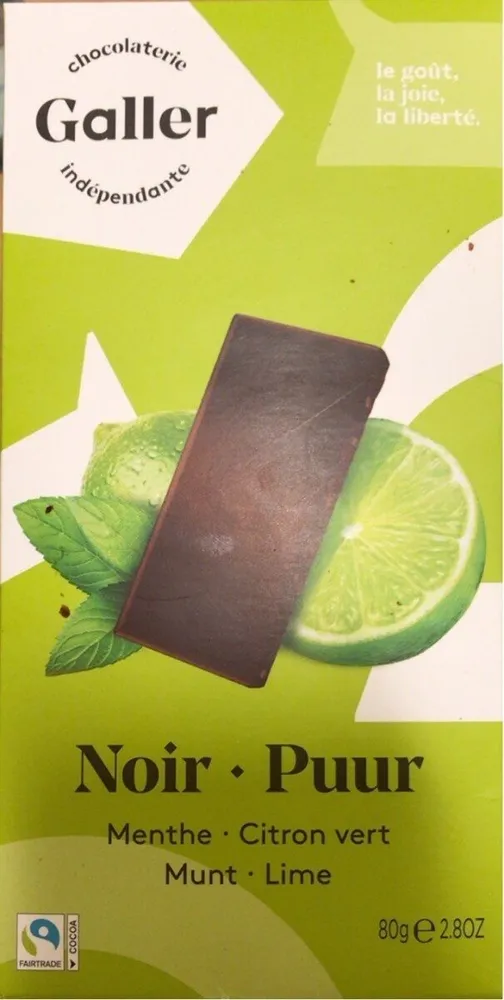 Noir menthe citron vert