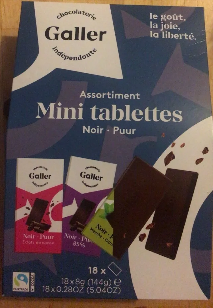Assortiment Mini tablettes Noir