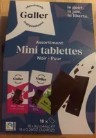 Assortiment Mini tablettes Noir
