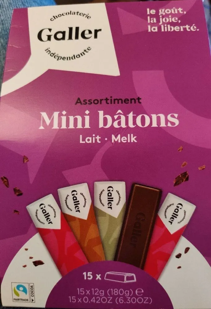 Galler assortiment mini bâtons